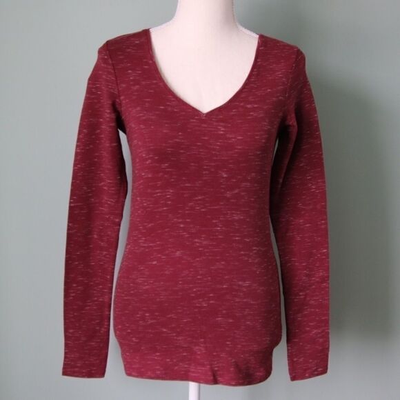 Denver Hayes Long Sleeve V-Neck Top Size Extra Small - Picture 2 of 4